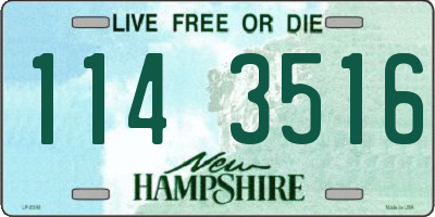 NH license plate 1143516