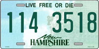 NH license plate 1143518