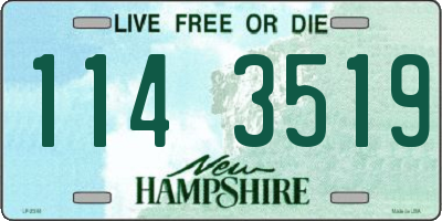 NH license plate 1143519