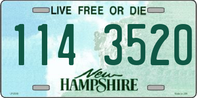 NH license plate 1143520