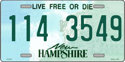 NH license plate 1143549