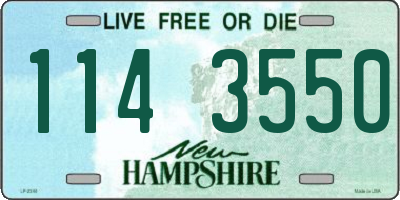 NH license plate 1143550