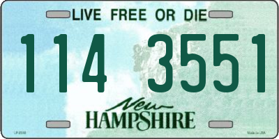 NH license plate 1143551