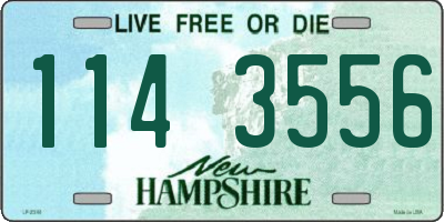 NH license plate 1143556
