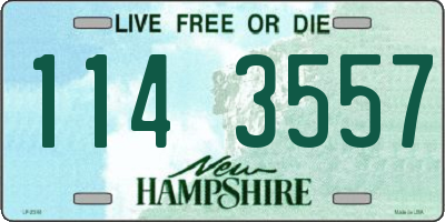 NH license plate 1143557