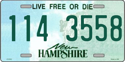 NH license plate 1143558