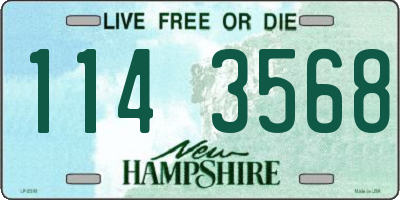 NH license plate 1143568