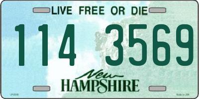 NH license plate 1143569