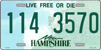 NH license plate 1143570