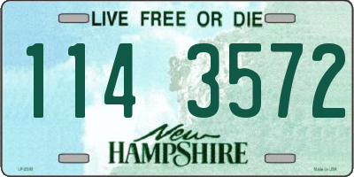 NH license plate 1143572