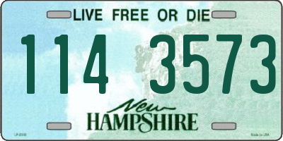 NH license plate 1143573