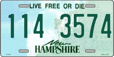 NH license plate 1143574