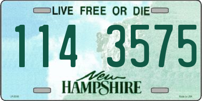 NH license plate 1143575