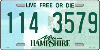 NH license plate 1143579