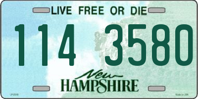 NH license plate 1143580