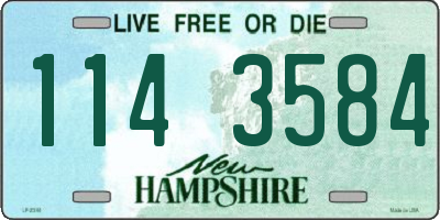 NH license plate 1143584
