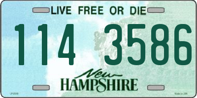 NH license plate 1143586
