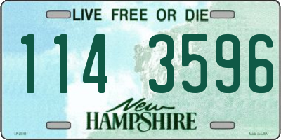 NH license plate 1143596
