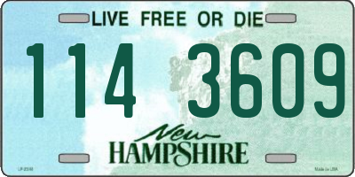 NH license plate 1143609