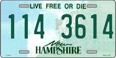 NH license plate 1143614