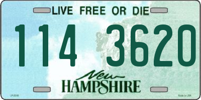 NH license plate 1143620