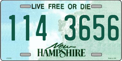 NH license plate 1143656