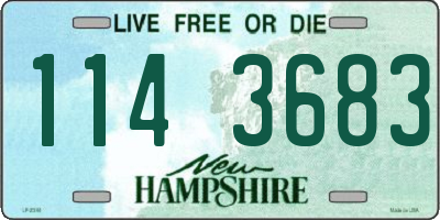 NH license plate 1143683