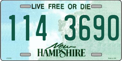 NH license plate 1143690