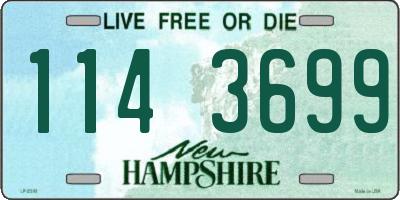 NH license plate 1143699