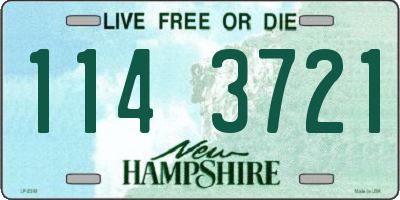 NH license plate 1143721