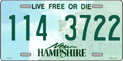 NH license plate 1143722
