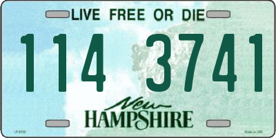 NH license plate 1143741