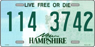 NH license plate 1143742