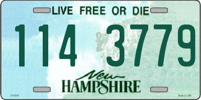 NH license plate 1143779
