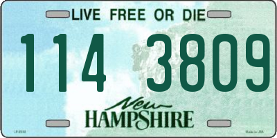 NH license plate 1143809
