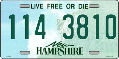 NH license plate 1143810