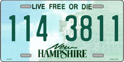 NH license plate 1143811
