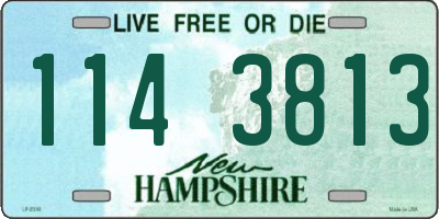 NH license plate 1143813