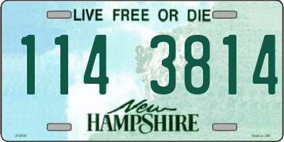 NH license plate 1143814