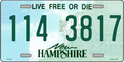 NH license plate 1143817