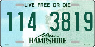 NH license plate 1143819
