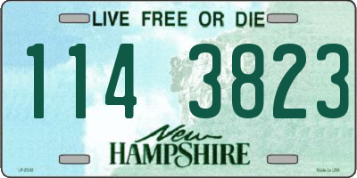NH license plate 1143823