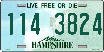 NH license plate 1143824