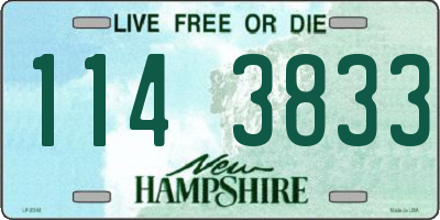 NH license plate 1143833