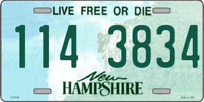 NH license plate 1143834