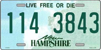 NH license plate 1143843