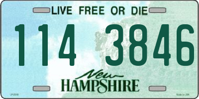 NH license plate 1143846