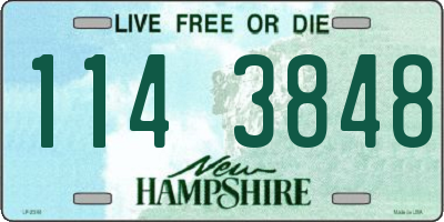 NH license plate 1143848