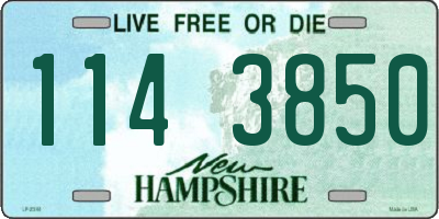 NH license plate 1143850