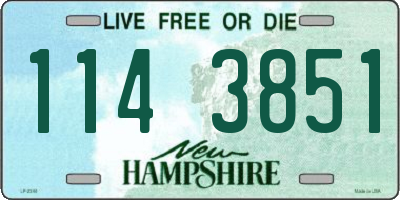 NH license plate 1143851